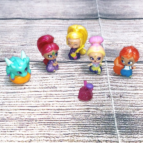 Shimmer & Shine Lot of 6 Mini Figures - Picture 12 of 12